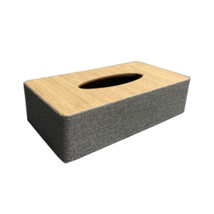 Hộp giấy khách sạn chữ nhật da phối chất liệu HGCN-2