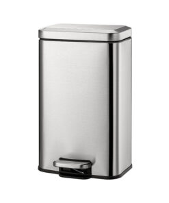 Thùng rác khách sạn inox giậm chân dáng vuông TRP-7