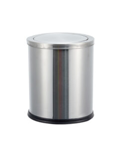 Thùng rác khách sạn inox nắp lật TRP-2