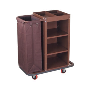 Xe đẩy khách sạn xe dọn buồng phòng 1 túi XDBP-1