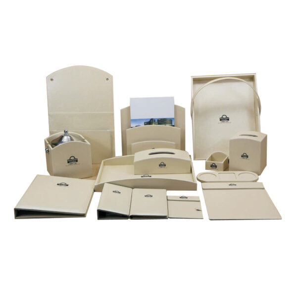 Bộ đồ da khách sạn 14 món trắng sữa BD-710