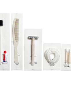 Bộ đồ amenities khách sạn set 5 món túi vải không dệt lõi lúa mạch 2