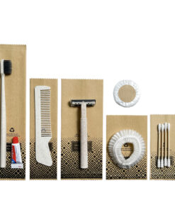 Bộ đồ amenities khách sạn combo 6 món túi kraft lõi lúa mạch